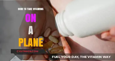 Sky-High Supplement Strategies: Your Guide to Taking Vitamins on a Plane