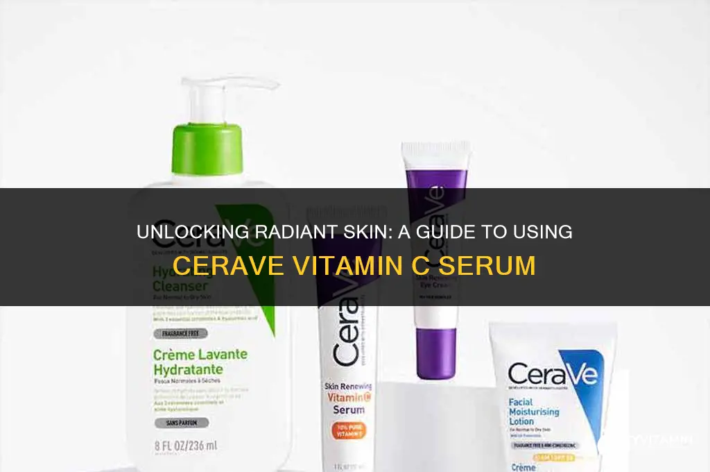 how to use cerave vitamin c serum