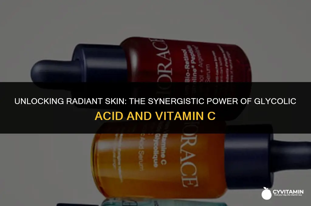 how to use glycolic acid and vitamin c together