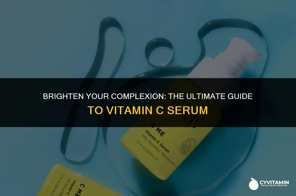 how to use vitamin c serum for face