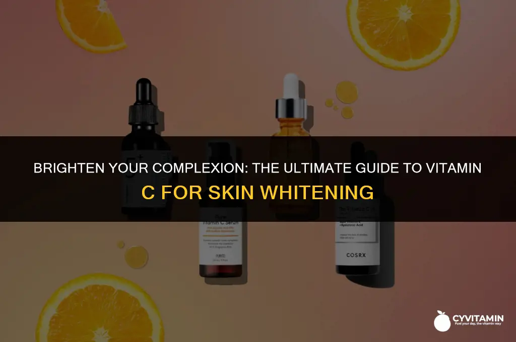 how to use vitamin c tablets for skin whitening
