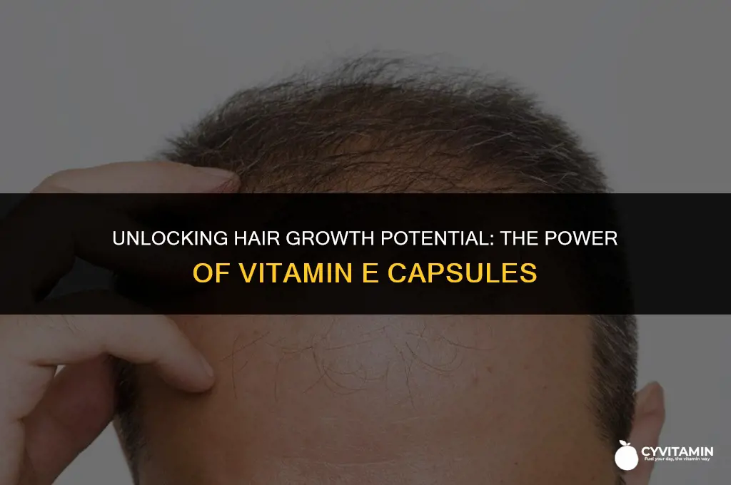 how to use vitamin e capsules for hair growth