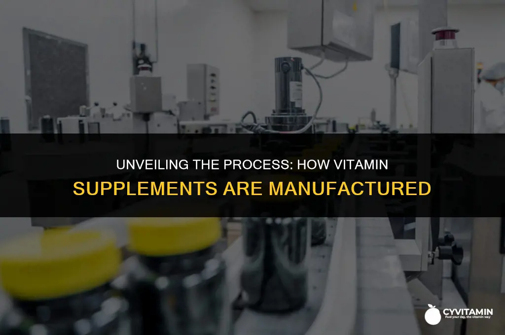 how vitamin supplements are made
