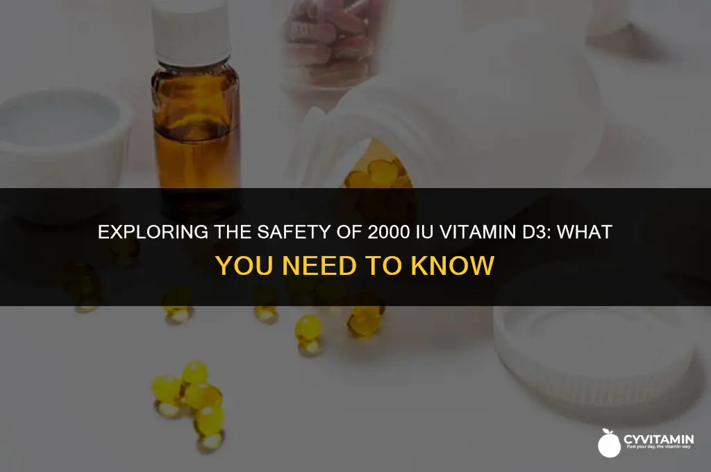 is 2000 iu vitamin d3 safe