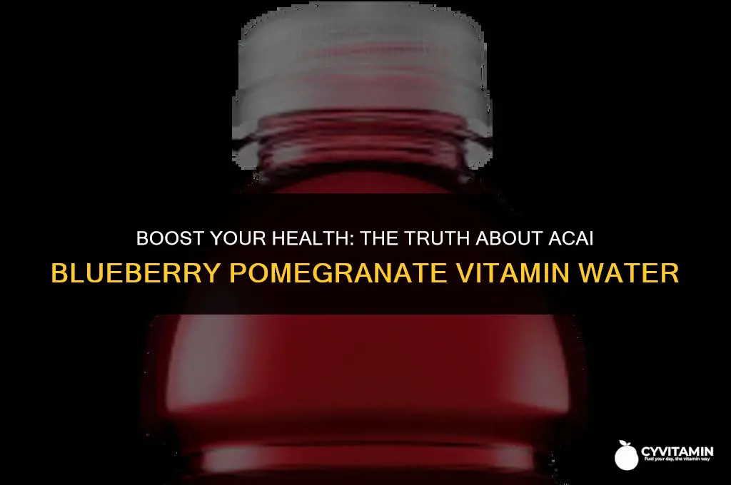 is acai blueberry pomegranate vitamin water good for you