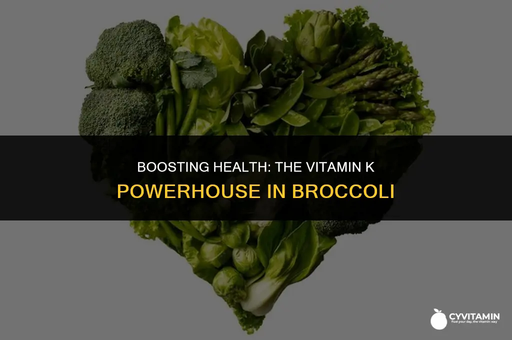 is broccoli high in vitamin k