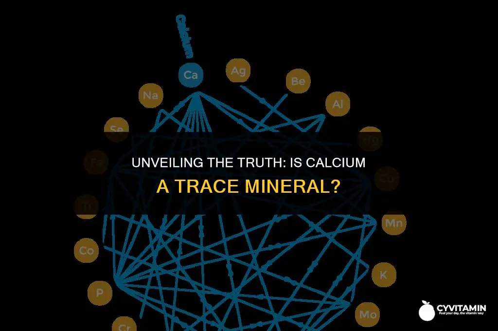 is calcium a trace mineral