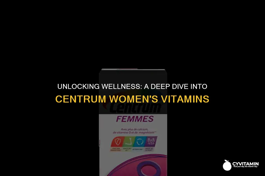 is centrum women a good vitamin
