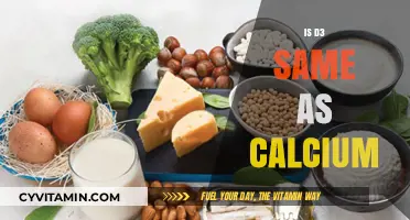 Exploring the Confusion: D3 and Calcium - Are They Interchangeable?