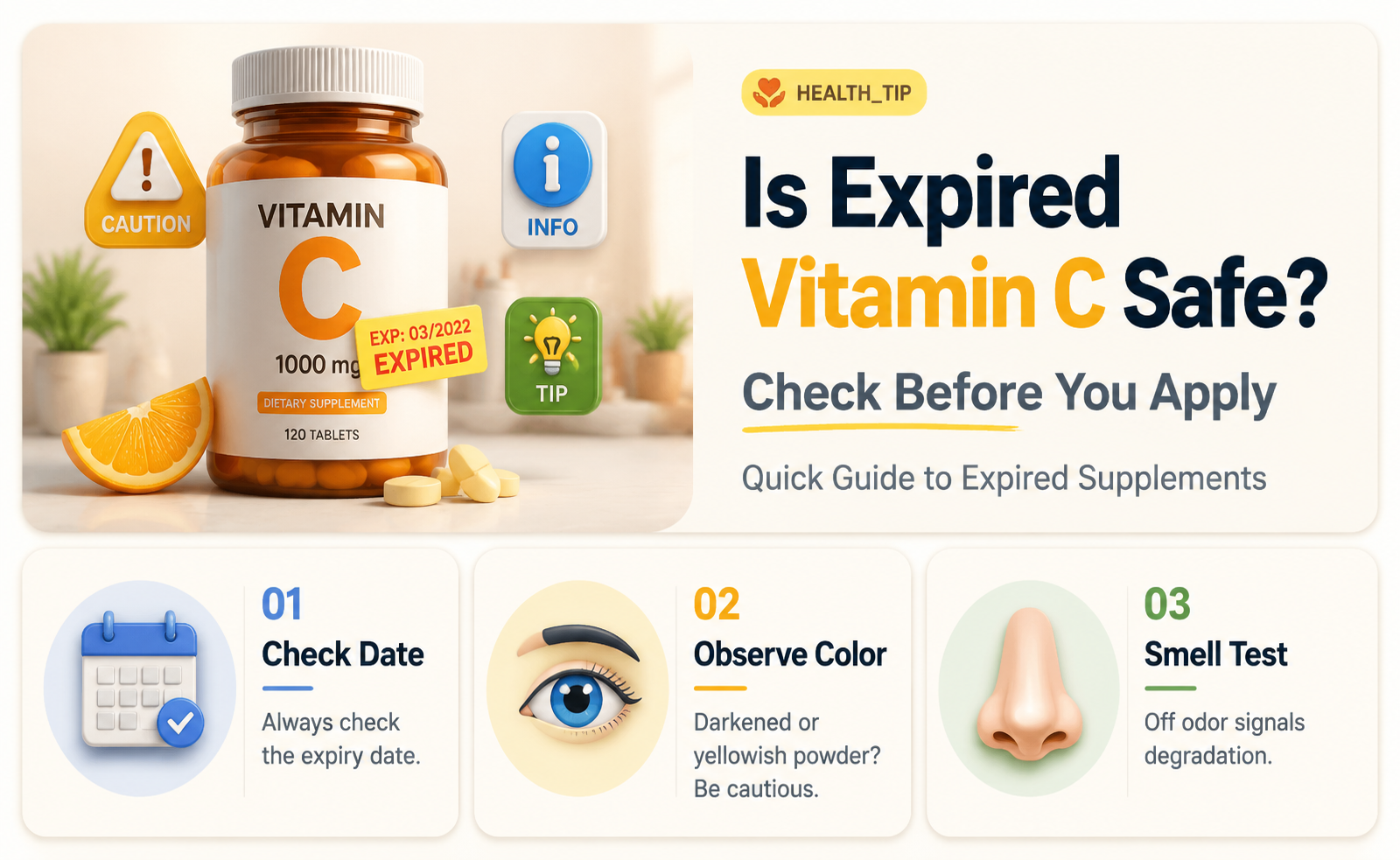 can you take vitamin c after best before date
