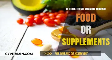 Food vs. Supplements: Which Delivers Optimal Vitamin Intake?