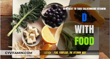 Calcium and Vitamin D: Should You Take Them with Food?