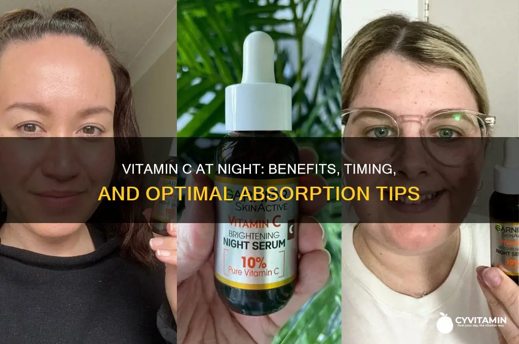 is it best to take vitamin c at night