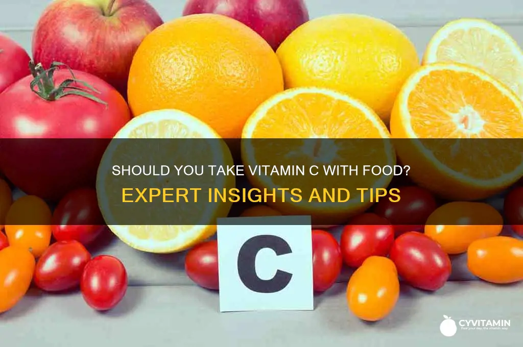 is it best to take vitamin c with food