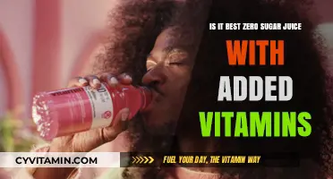 Zero Sugar Juice with Added Vitamins: Healthy Choice or Marketing Gimmick?