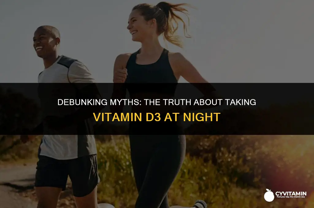 is it ok to take vitamin d3 at night