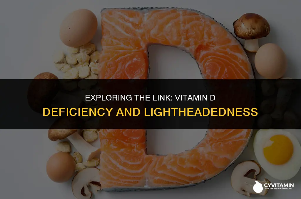 is light headedness a symptom of vitamin d deficiency