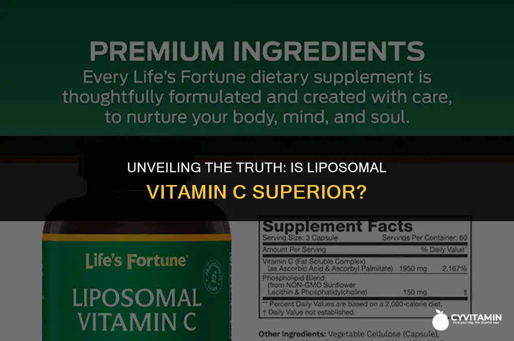 is liposomal vitamin c better