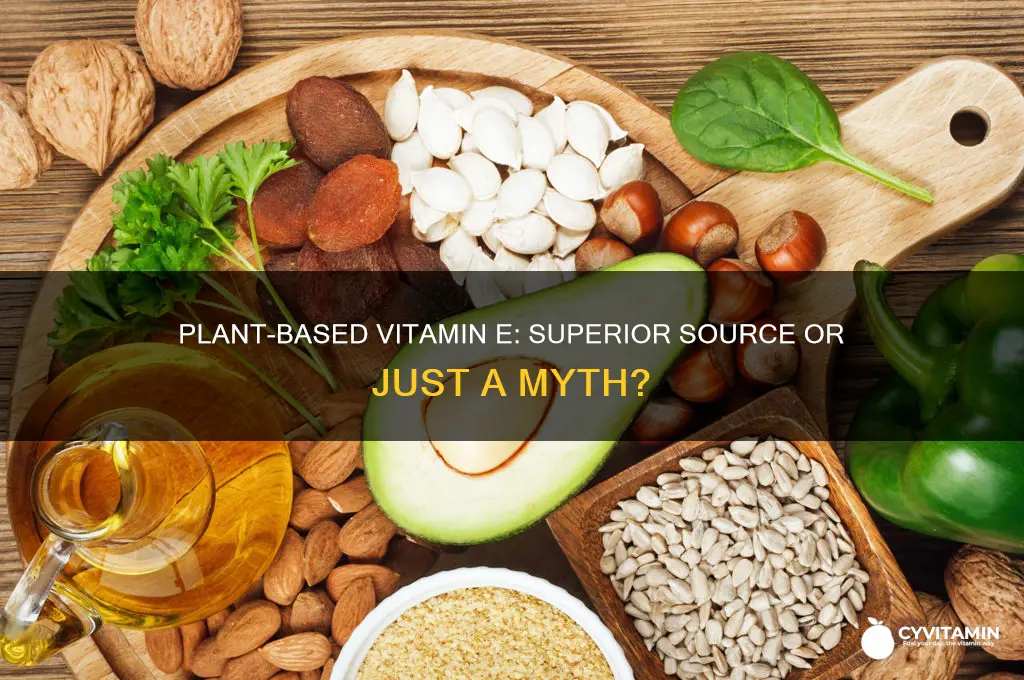 is plant source best in vitamin e