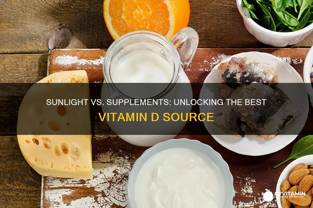 is sunlight the best way to get vitamin d