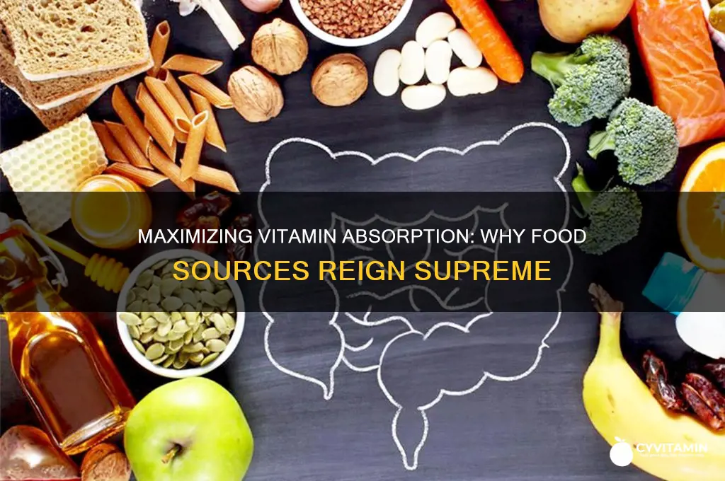 is the best way to absorb vitamins is through food