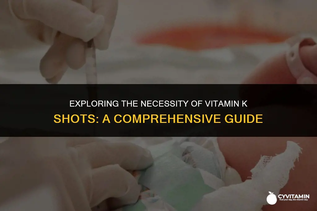 is the vitamin k shot necessary