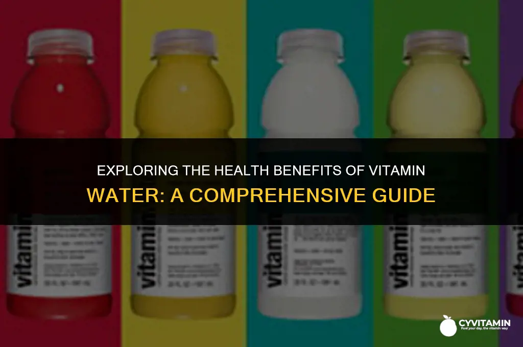 is the vitamin water good for you