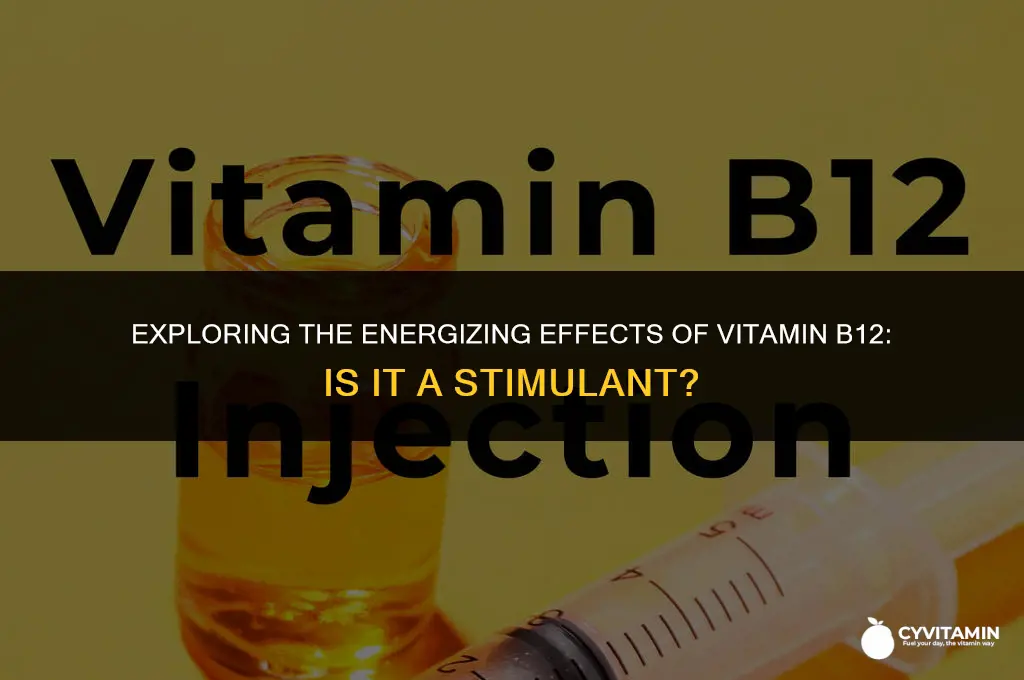 is vitamin b12 a stimulant