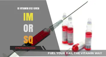 Exploring Vitamin B12 Administration: IM vs SQ