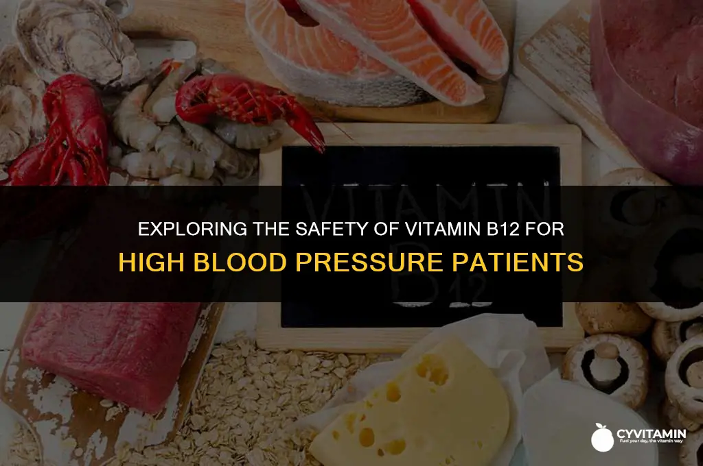 is vitamin b12 safe for high blood pressure