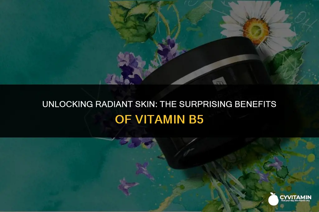 is vitamin b5 good for skin