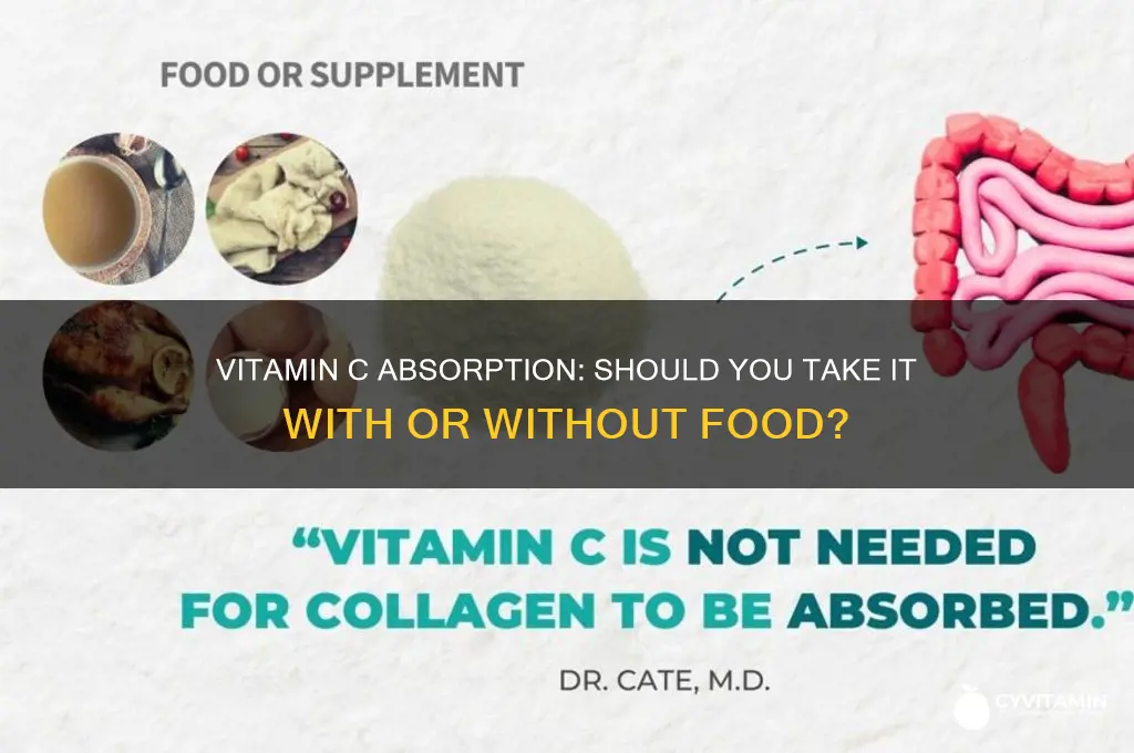 is vitamin c best taken with or without food