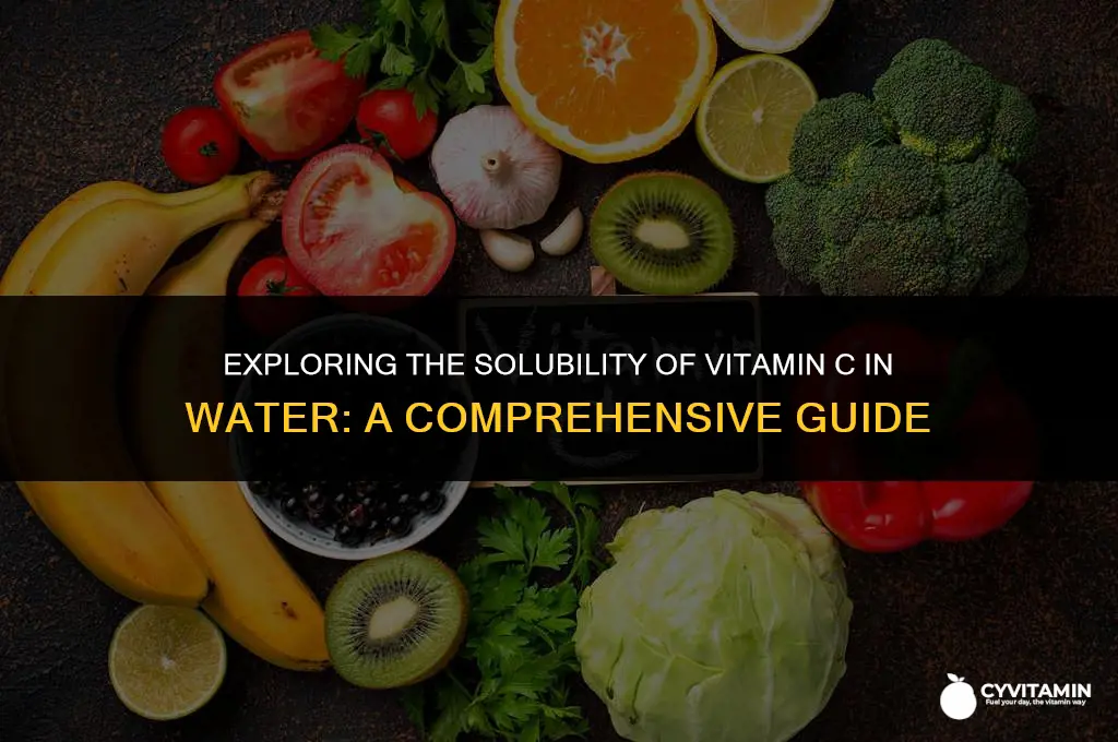 is vitamin c soluble in water