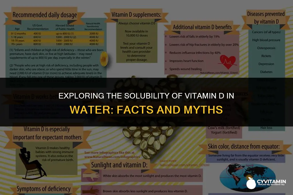 is vitamin d soluble in water