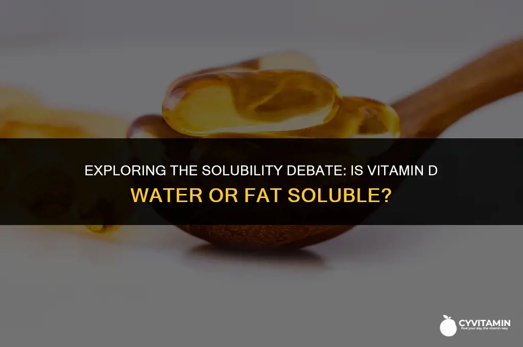 is vitamin d water or fat