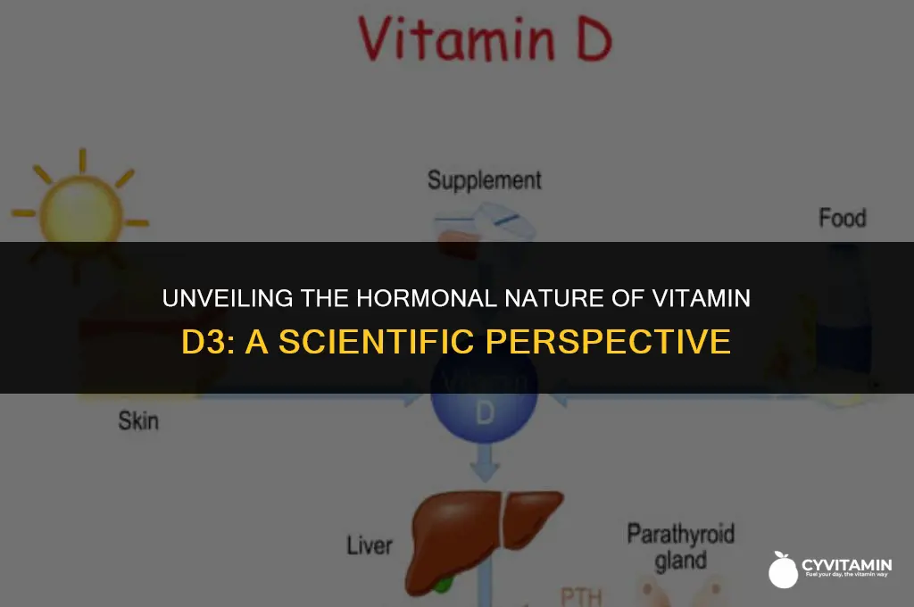 is vitamin d3 a hormone