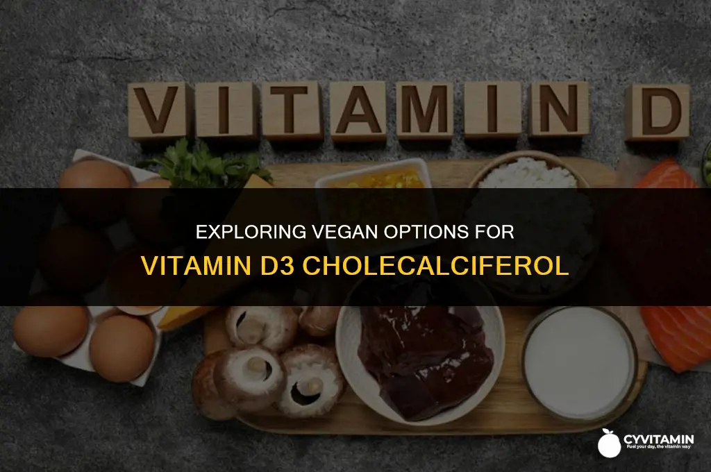 is vitamin d3 cholecalciferol vegan