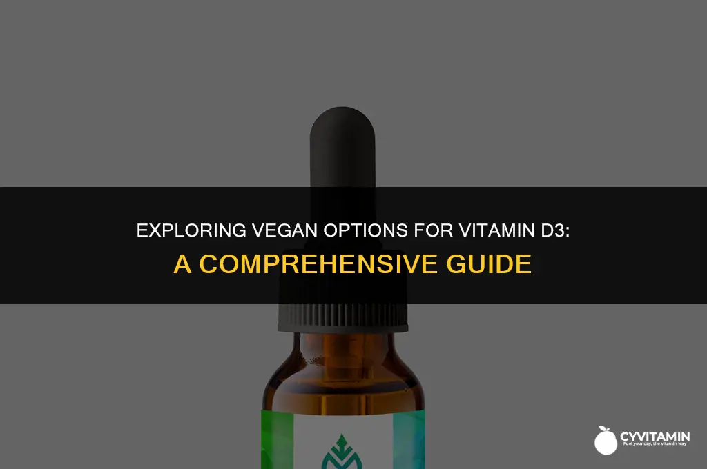 is vitamin d3 vegan