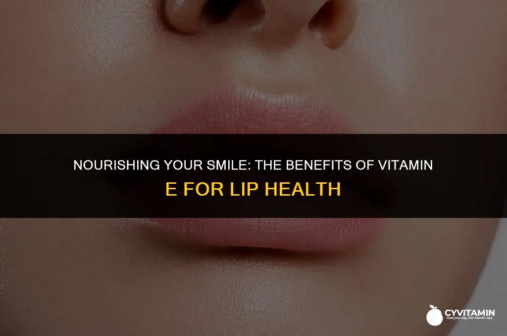 is vitamin e good for lips