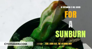 Soothe Your Sunburn: The Benefits of Vitamin E Oil