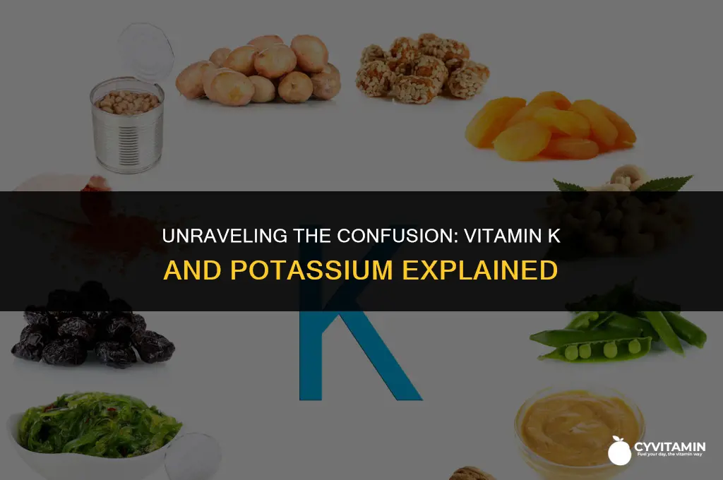 is vitamin k and potassium the same