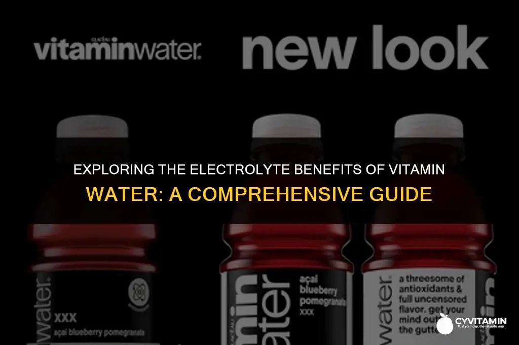 is vitamin water an electrolyte drink