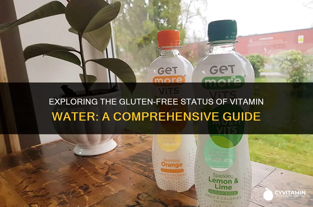 is vitamin water gluten free