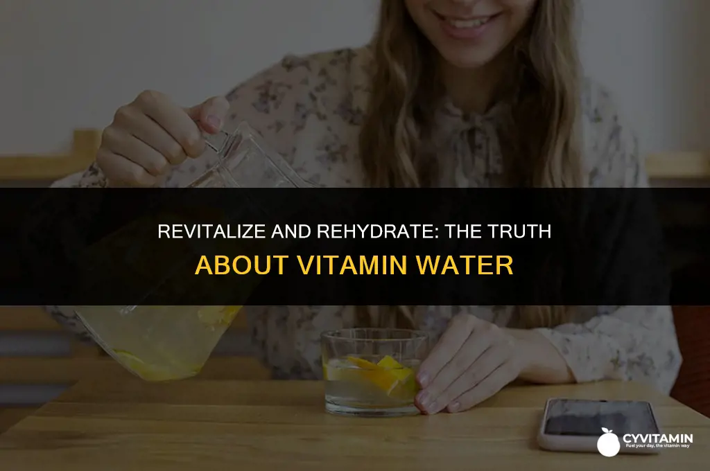 is vitamin water good for dehydration