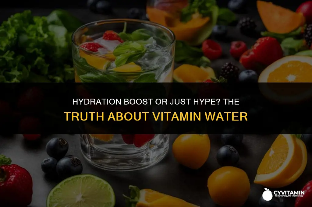 is vitamin water good for hydration