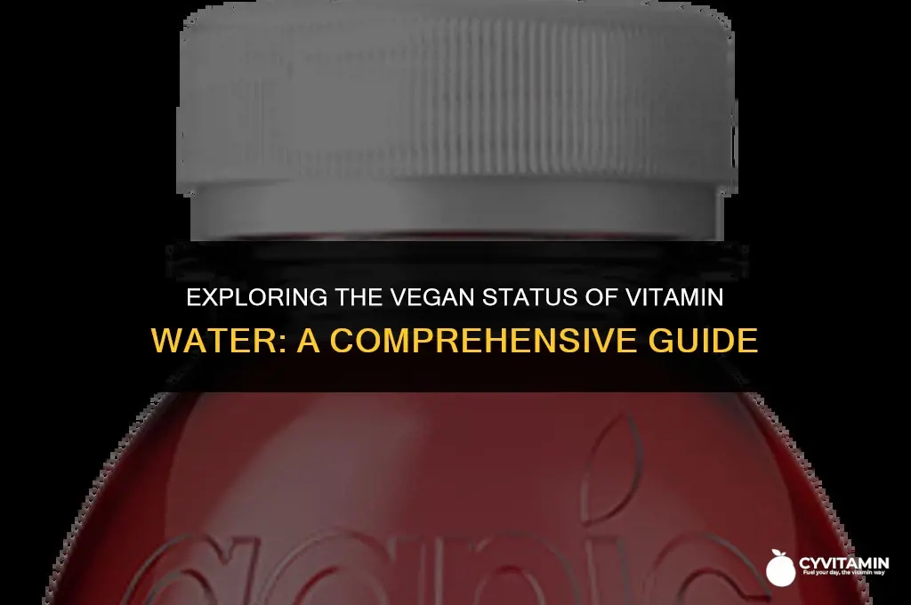 is vitamin water vegan