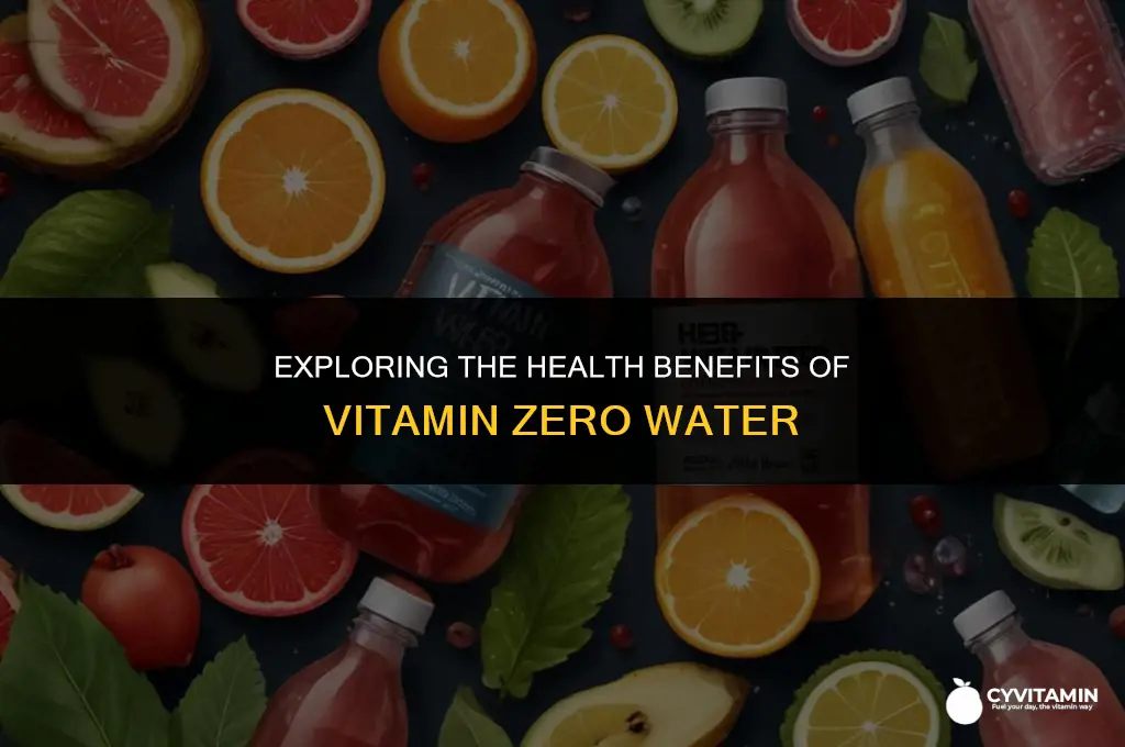 is vitamin zero water healthy