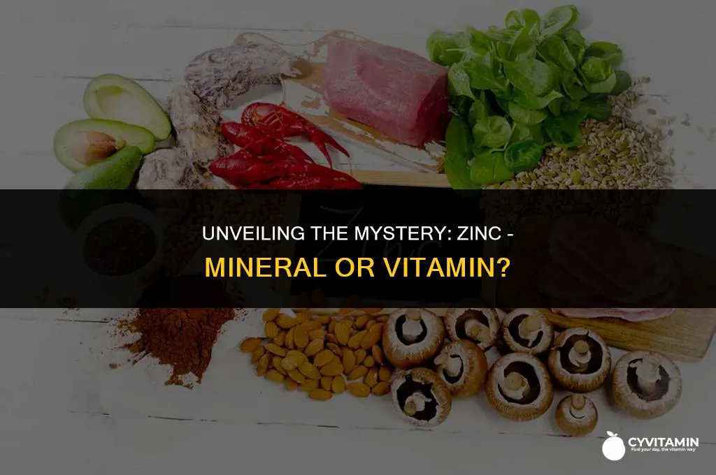 is zinc a mineral or vitamin
