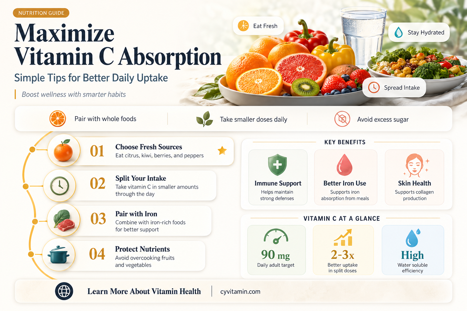how best to absorb vitamin c