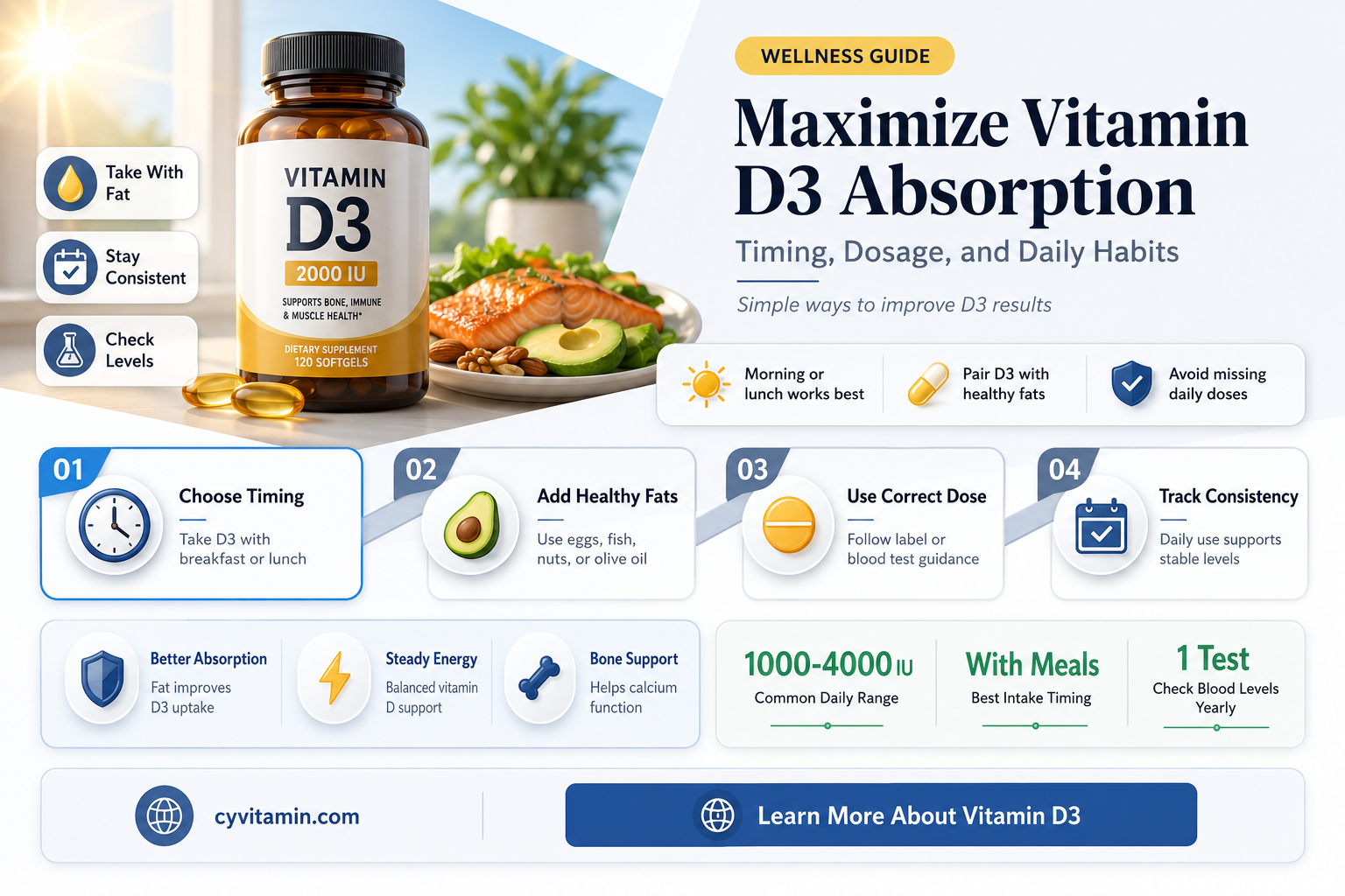 how best to take vitamin d3